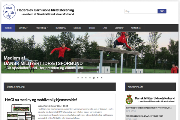 Haderslev Garnisons Idrætsforening logo